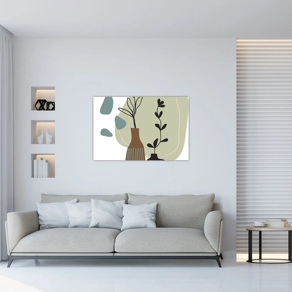Obraz - Kvety vo váze N⁰2 (90x60 cm)