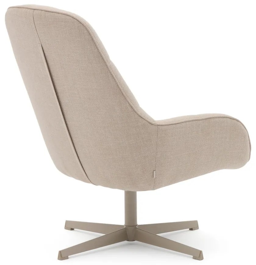 Béžové otočné kreslo Jaspe – Kave Home