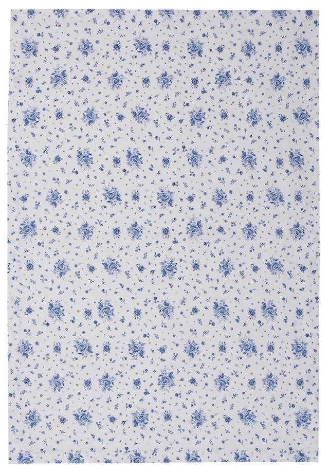 Bavlnená utierka s modrými ružičkami Blue Rose Blooming - 50*70 cm