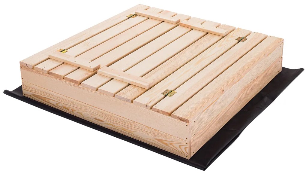 Drevené pieskovisko s lavičkami 150 cm