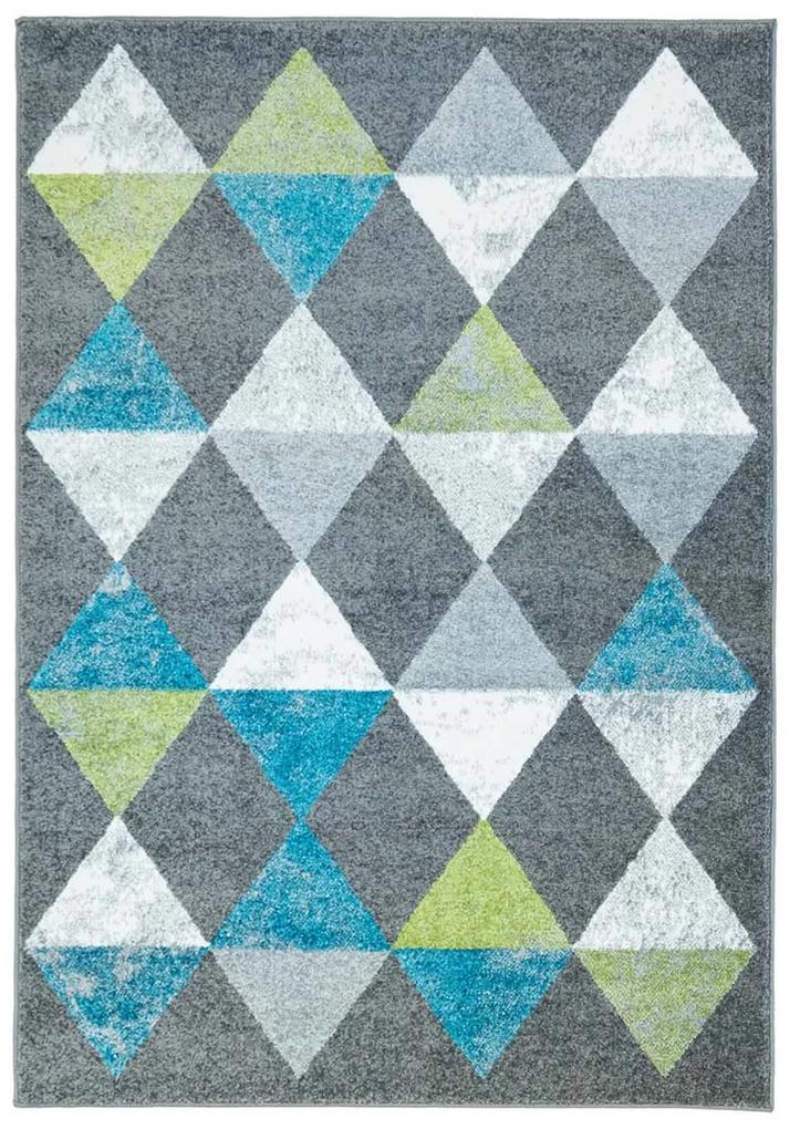 Dekorstudio Moderný koberec MODA - 1530 so vzorom trojuholníkov Rozmer koberca: 80x150cm
