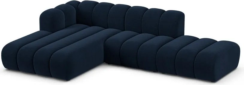 Tmavomodrá rohová pohovka (ľavý roh) Lupine – Micadoni Home
