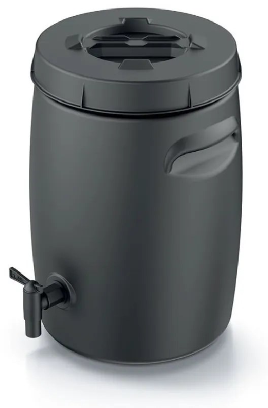 PROSPERPLAST Kompostér na výrobu EKO hnojiva COMBIOLIQ čierny 25l