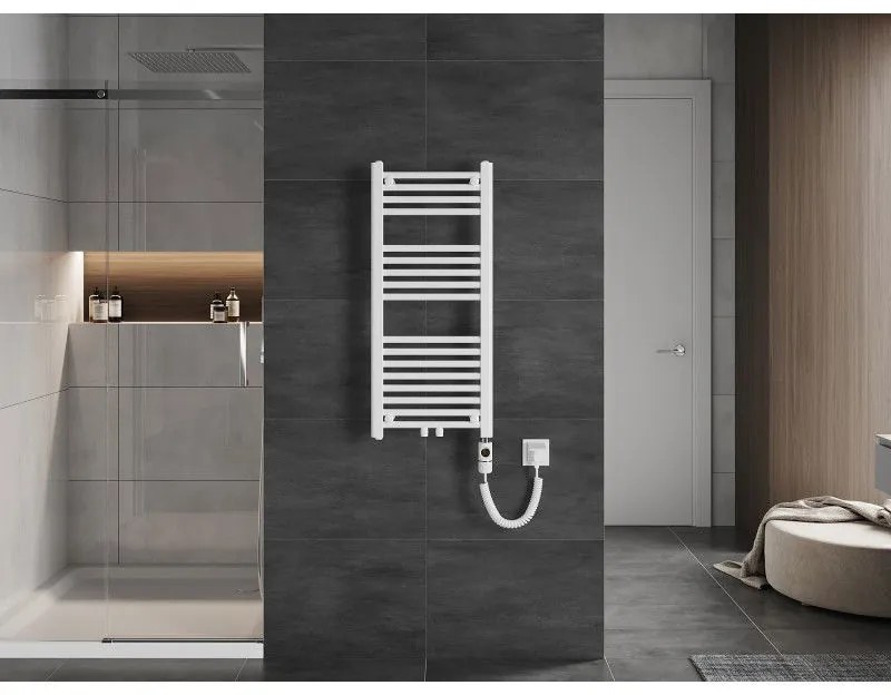 Mexen Mars, elektrické vykurovacie teleso 900 x 400 mm, 300 W, biela, W110-0900-400-2300-20