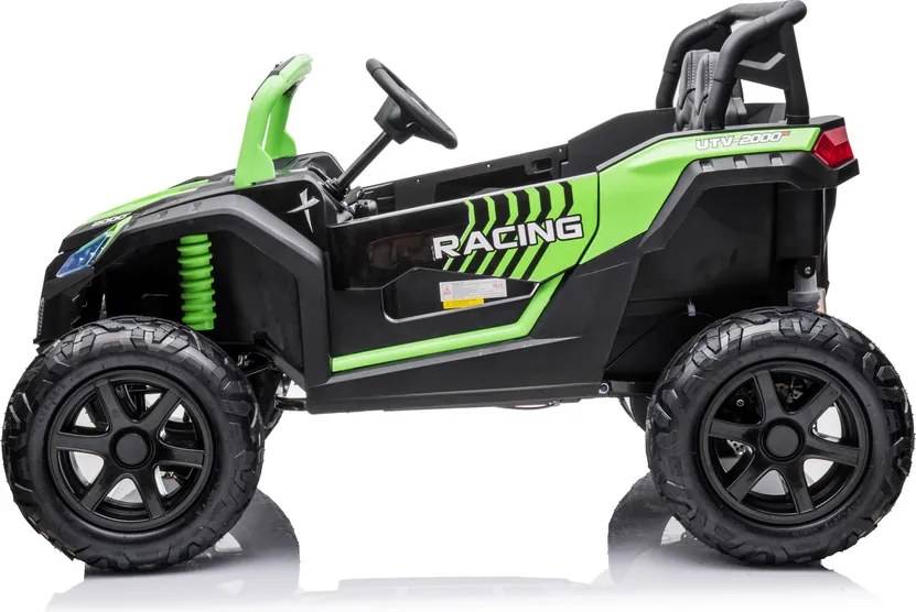 LEAN CARS Batériový vozík STRONG A032 zelený