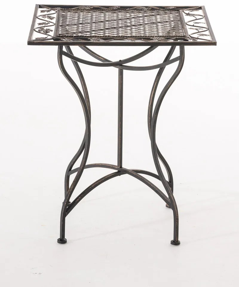 Kovový stôl GS19599 - Bronzová