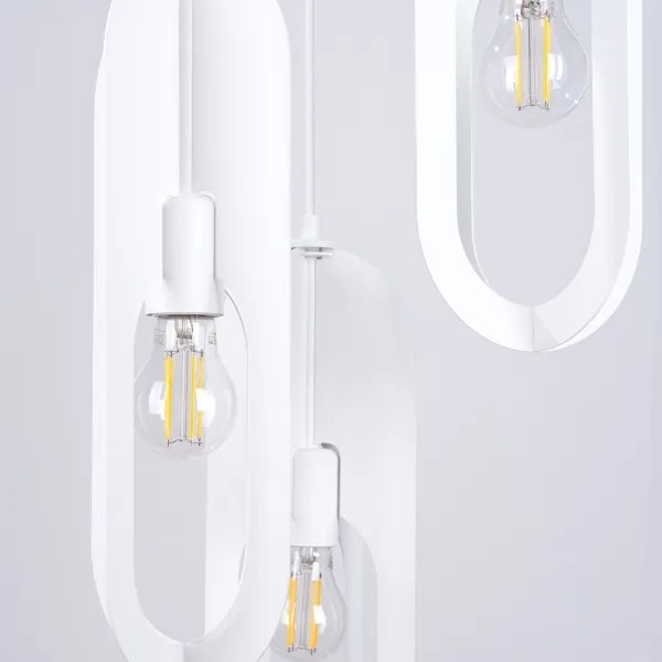 Sollux SL.1361 - Luster na lanku NICUS 3xE27/15W/230V biela