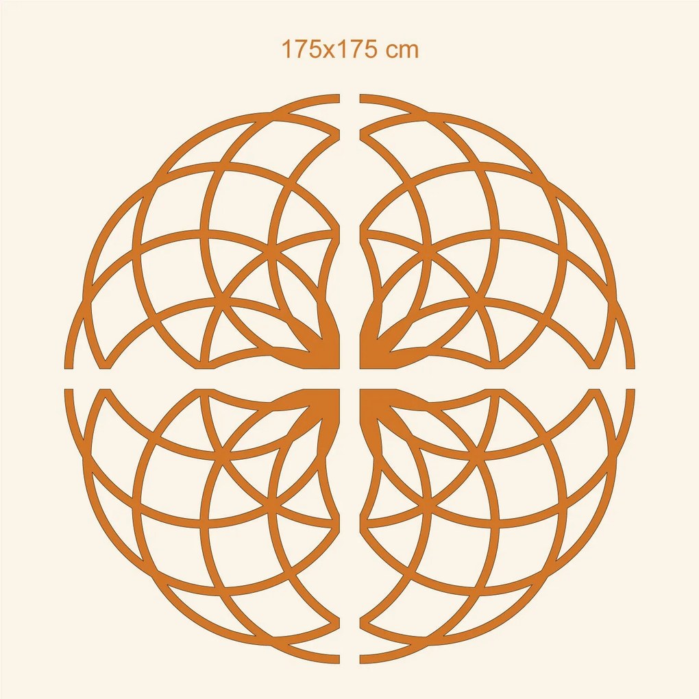 DUBLEZ | Posvätná geometria - Symbol kvet života | Obraz