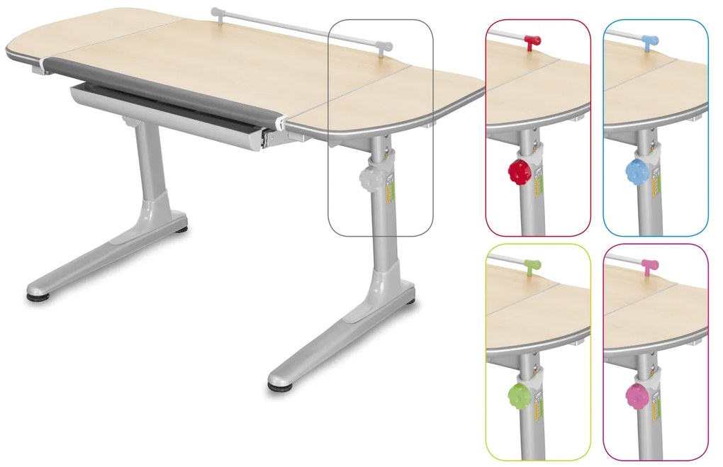 MAYER Rastúci stôl PROFI3 32P3 54 TW dekor javor