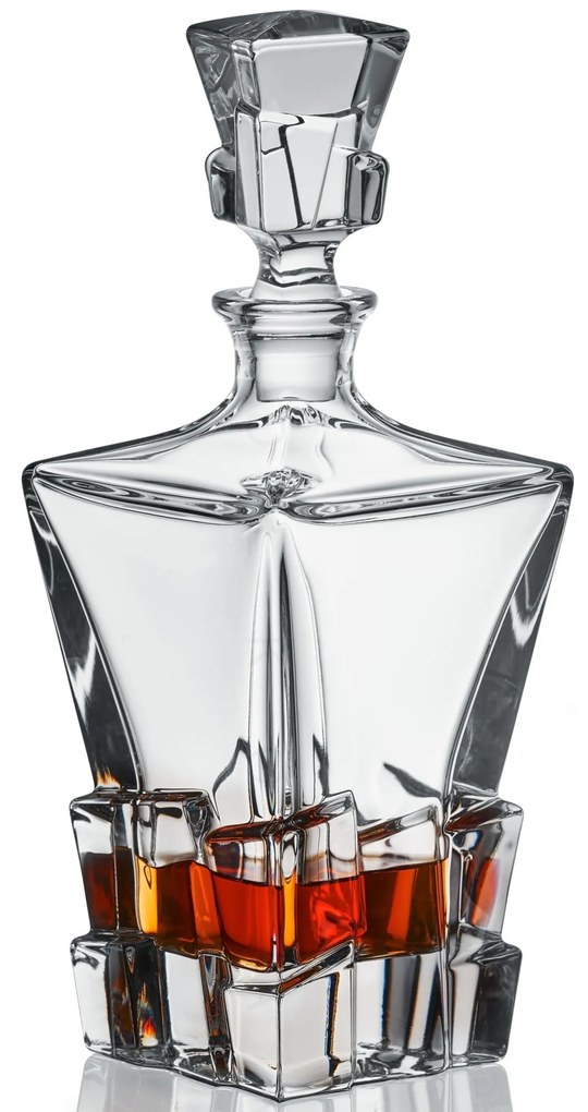 Bohemia Jihlava krištáľový whisky set Crack 1+6 MONOGRAM