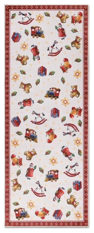 Červený behúň s vianočným motívom 80x200 cm Red Christmas – Villeroy&amp;Boch