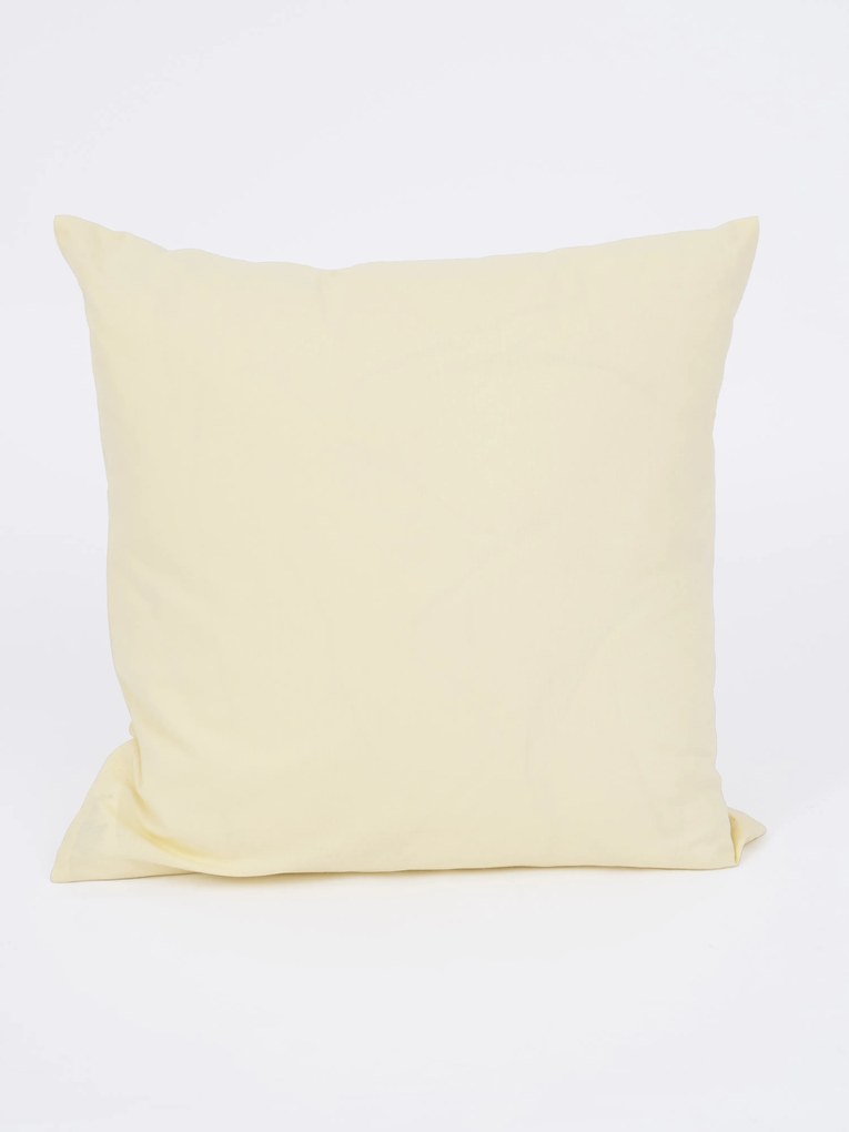 Bavlnená obliečka na vankúš Renforcé 40 × 40 cm - Jasmine pastelovo žltá
