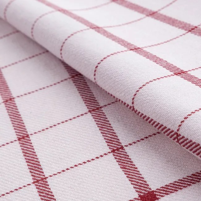 Sada kuchynských utierok CHECK červená