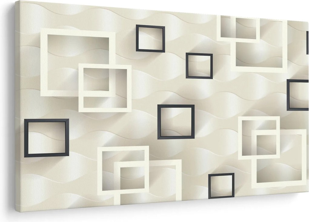 Geometrický abstraktný obraz (90x60 cm)