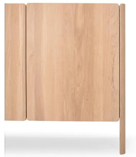 Komoda z dubového dreva v prírodnej farbe 220x85x42 cm Dvor – Gazzda