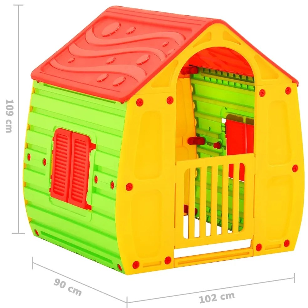 Detský domček na hranie 102x90x109 cm