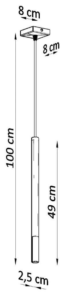 Závesné svietidlo Mozaica, 1x čierne kovové tienidlo, ch