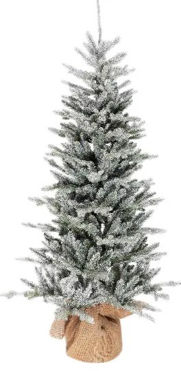 Umelý vianočný stromček 3D Smrek Mrazivý v kvetináči 150cm