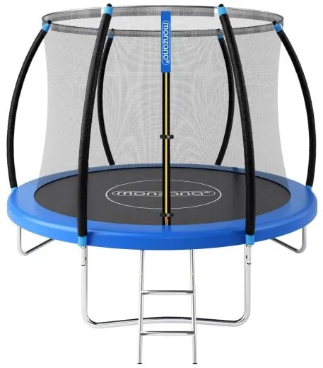 InternetovaZahrada Trampolína Ø244 cm s bezpečnostnou sieťou vo vnútri