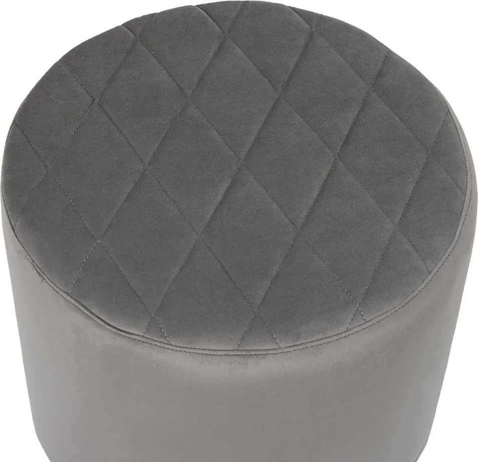 Taburet AVENBERG PUFF sivý