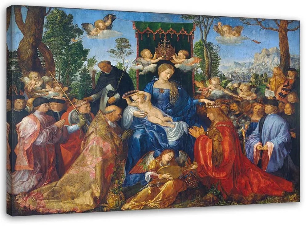Gario Obraz na plátne Slávnosť ruženca - Albrecht Dürer, reprodukcia Rozmery: 90 x 60 cm