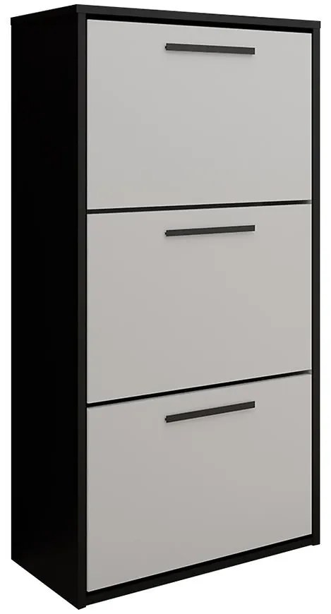 Skrinka na topánky Asper Stojaci Fr. biela/čierna