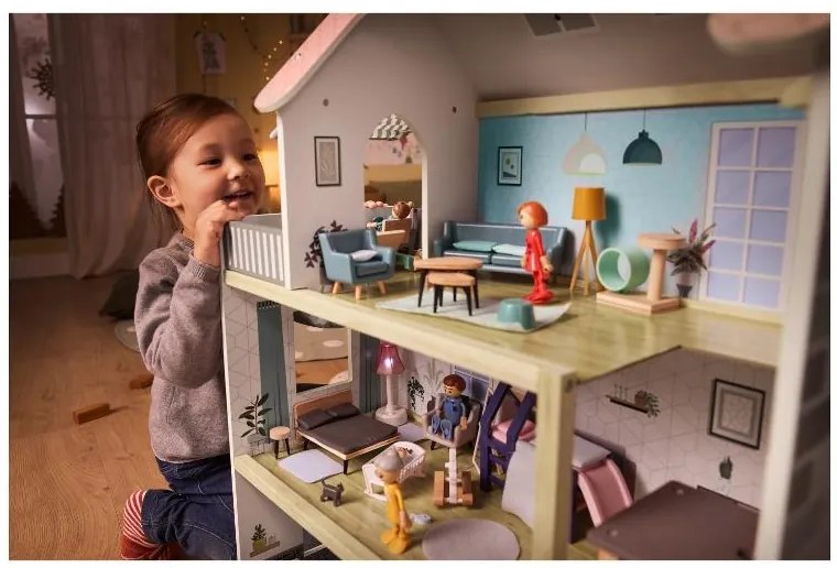 Playtive Drevený domček pre bábiky XXL (100381086)