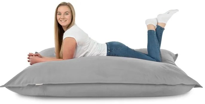 INTERMEDIC SK Vankúš na sedenie Plyš XXL Farba: 18. Sv. sivý
