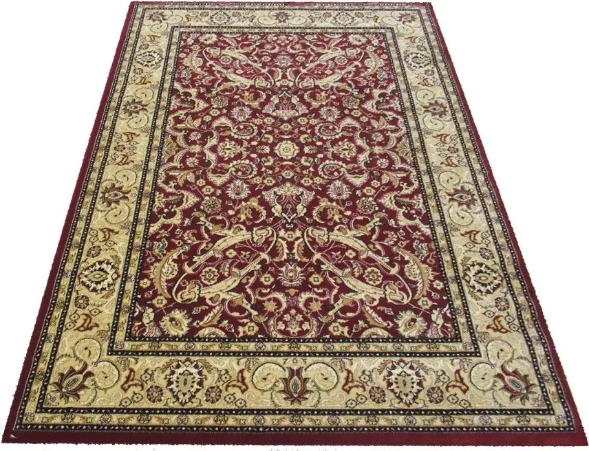 DY Červený vzorovaný koberec Exclusiv 02 Rozmer: 300x400 cm