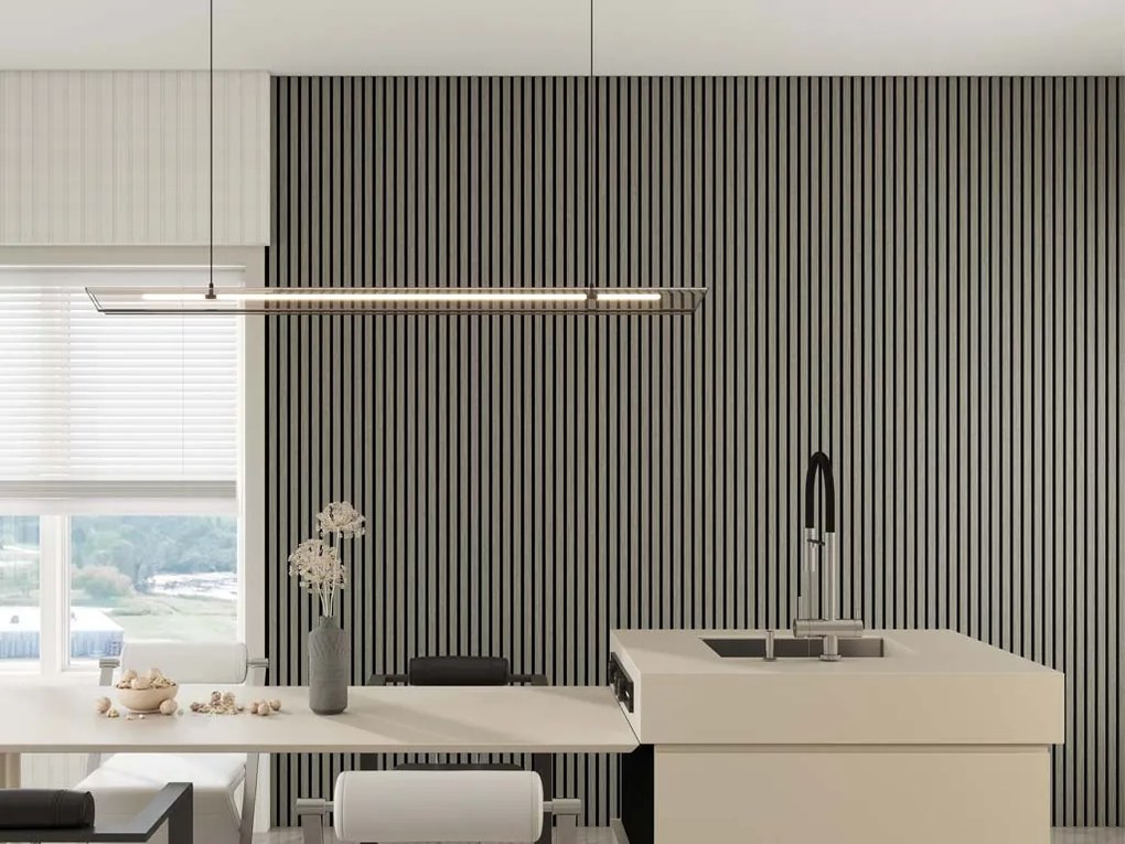 Akustický panel LEGI 60 x 270 cm, sivý