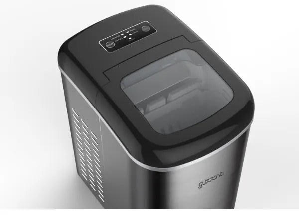 Guzzanti GZ125 - Výrobník ľadu 140W/230V nerez/čierna