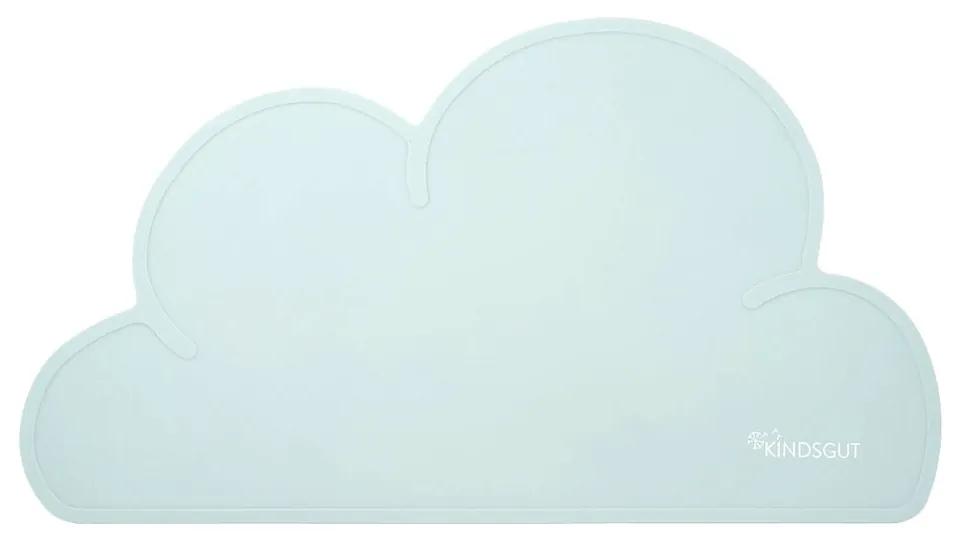 Modré silikónové prestieranie Kindsgut Cloud, 49 x 27 cm