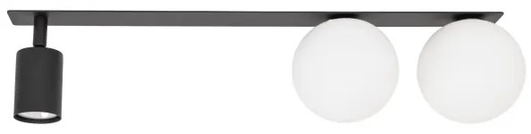 Podhľadové bodové svietidlo VOX 2xG9/8W/230V + 1xGU10/10W čierna