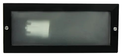 ACA Lighting vonkajšie zápustné svietidlo AC045GL64B max. 40W/E27/IP54, čierne