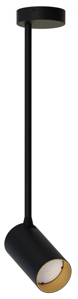 NOWODVORSKI Závesné bodové LED osvetlenie MONO M, 1xGU10, 10W, čierne, zlaté