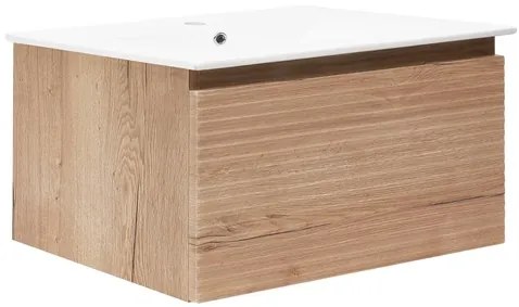 Kúpeľňová skrinka s umývadlom Naturel Savona 98x43x44, 8 cm dub halifax mat SAVONA100DH, 1 ks