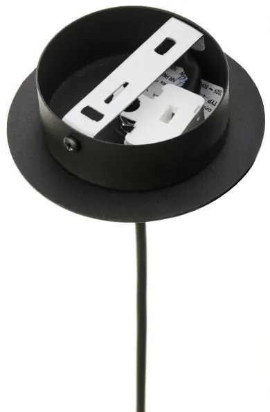 Jupiter 2006 - Luster na lanku ALAS 1xGU10/10W/230V zlatá/čierna