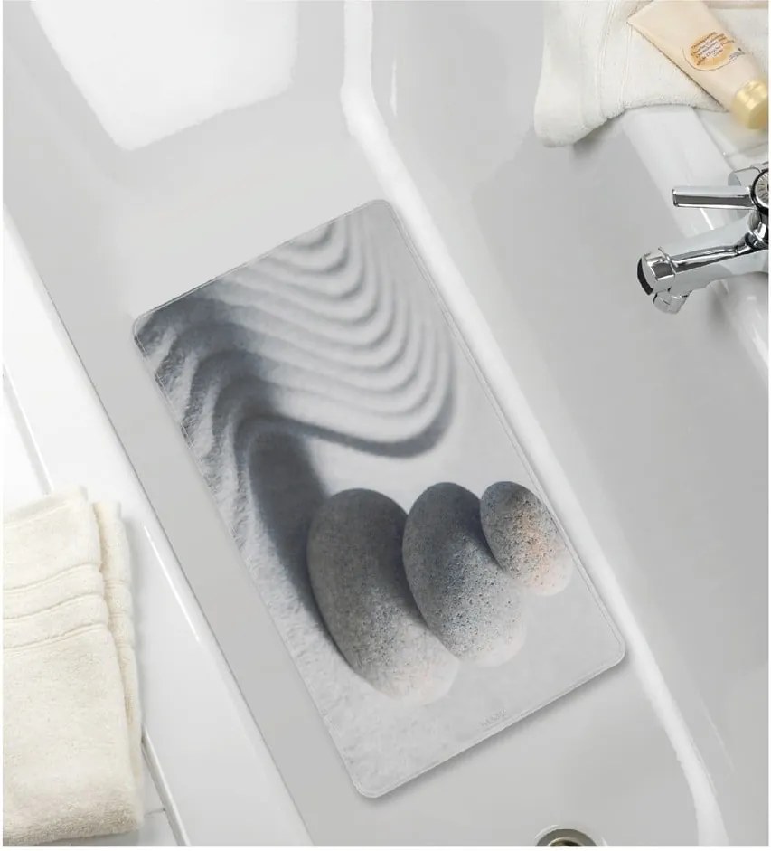 Protišmyková kúpeľňová podložka Wenko Hanna Multicolor, 70 × 40 cm