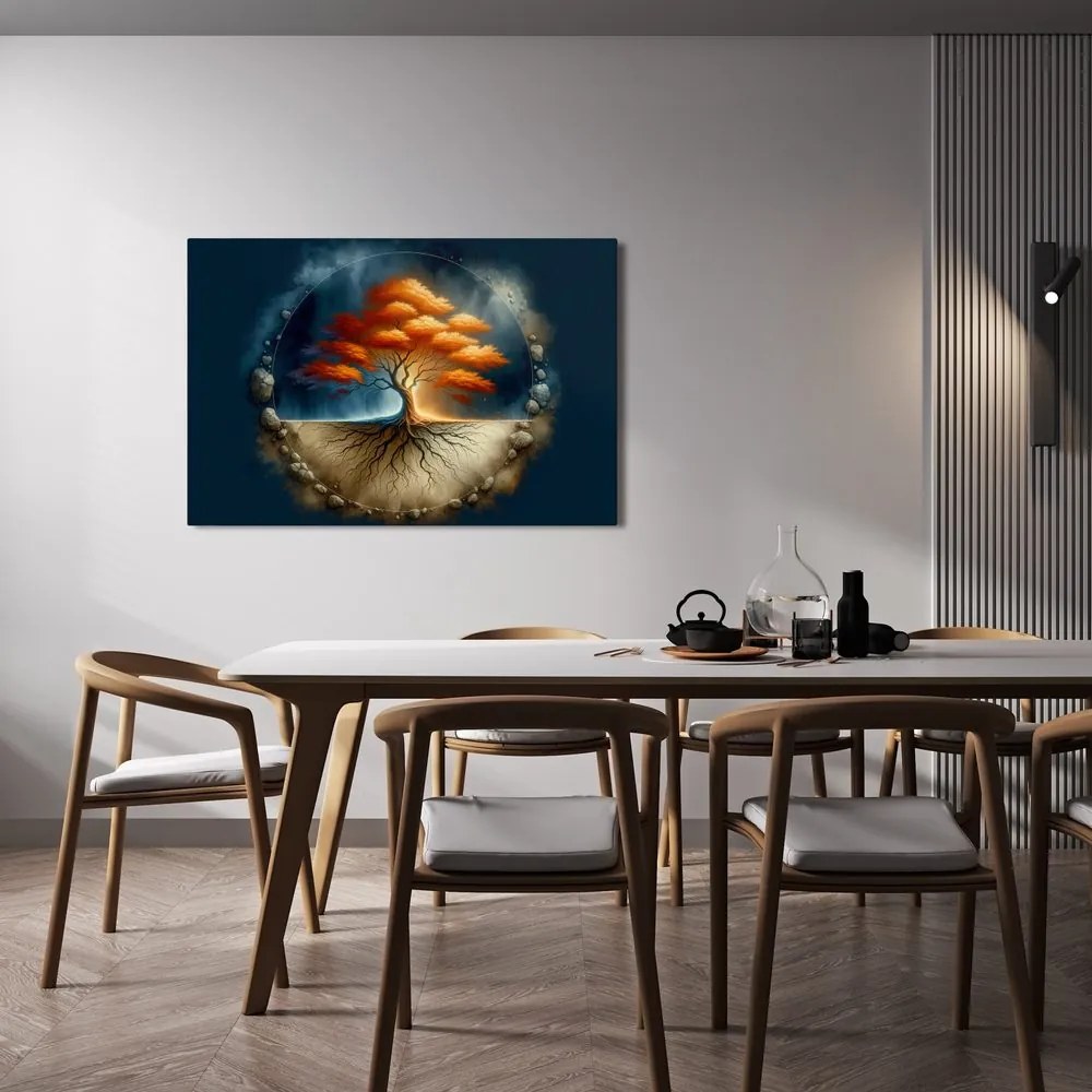 Obraz strom života v kruhu