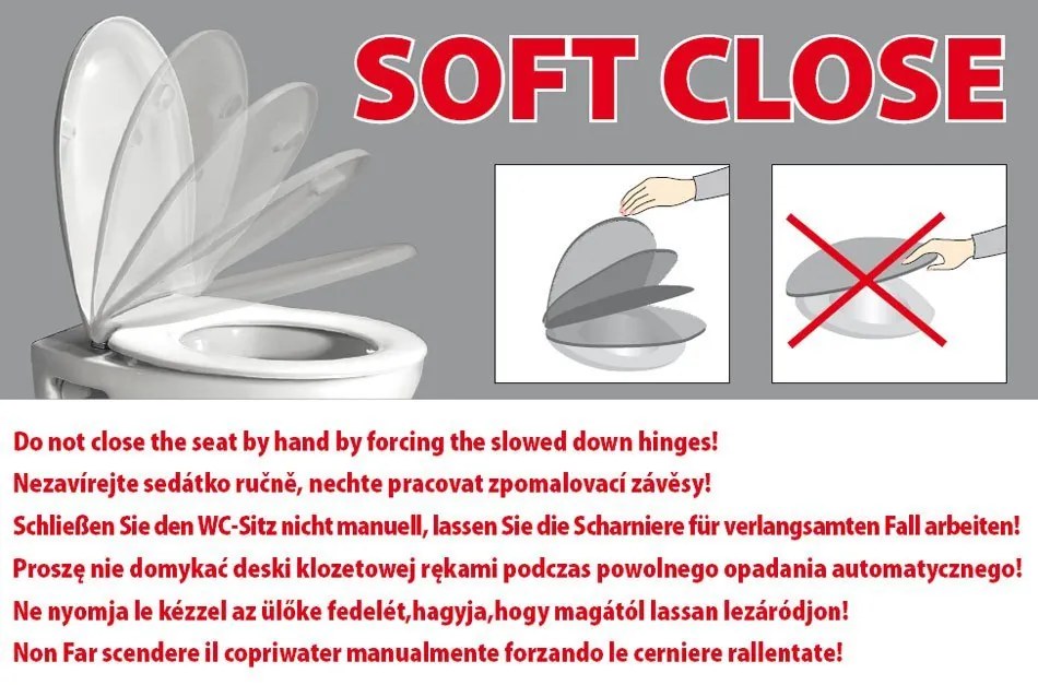 GSI GSI, TRACCIA WC sedátko, Soft Close, biela, MS69CN11