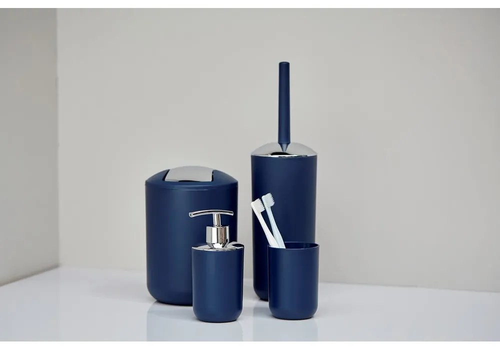 Tmavomodrý odpadkový kôš Wenko Brasil Dark Blue S