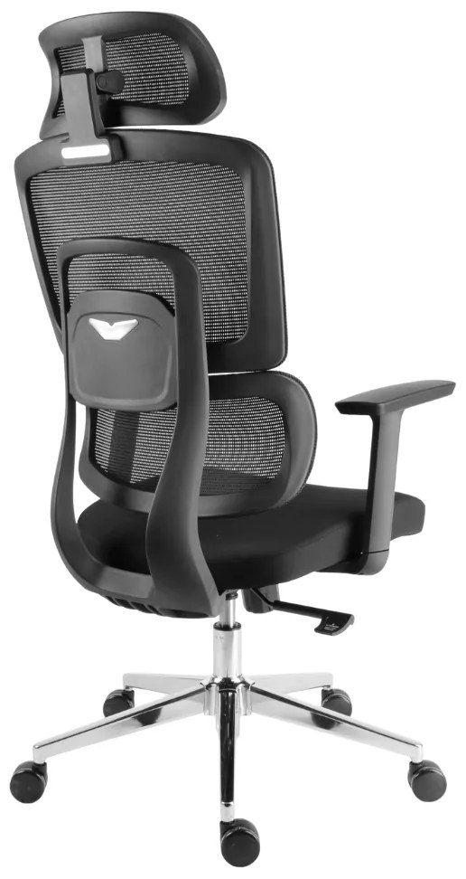 Kancelárska ergonomická stolička Neoseat GARY — čierna, nosnosť 150 kg