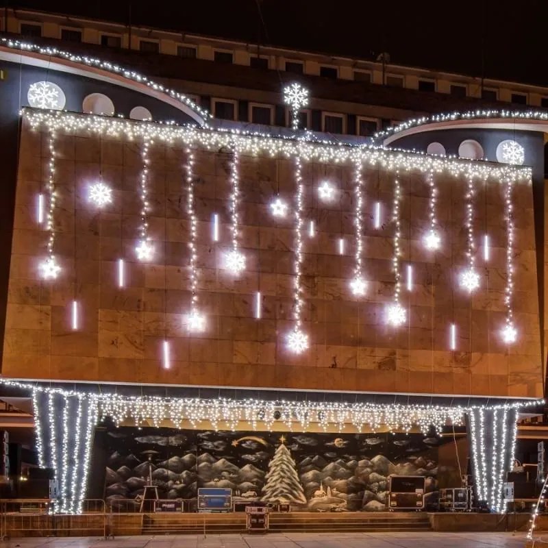 DECOLED LED rampouchy světelné, 3× 0,9 m, teple bílá, 174 diod, IP67, černý kabel Easy Fix