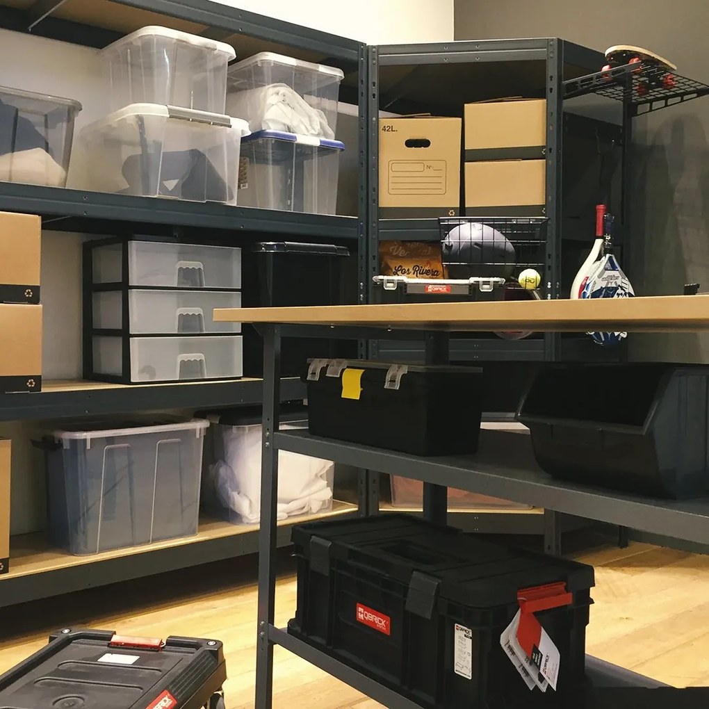 8x Plastový zásobník ECO 16,5x35x22cm