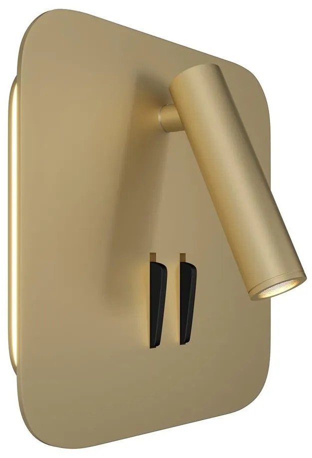 Maytoni C175-WL-01-6W-MG - LED Nástenné bodové svietidlo IOS LED/9W/230V zlatá W4103