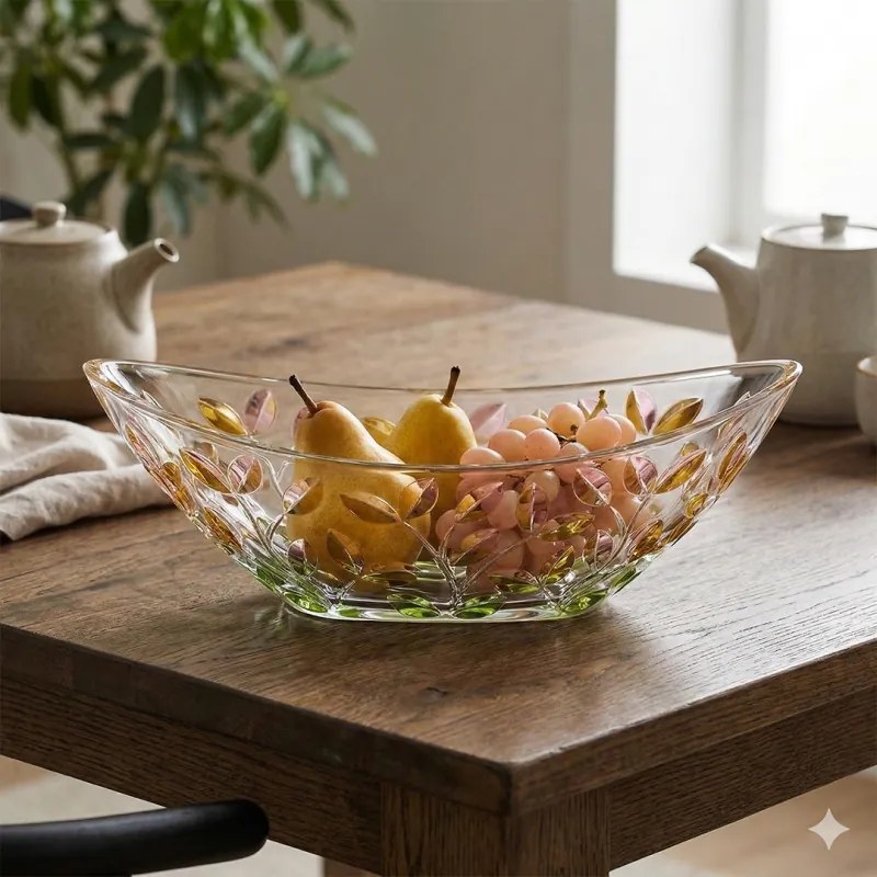 KRIŠTÁĽOVÁ MISKA RCR LAURUS SPRING 340MM