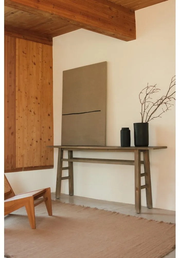 Okrovožltý ručne tkaný bavlnený koberec 140x200 cm Handloom – Lorena Canals