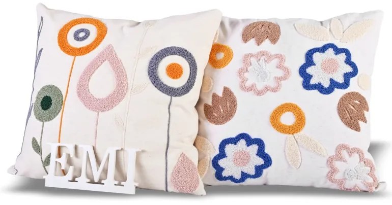 Obliečky na vankúše 40x40 cm Jane set 2 ks EMI
