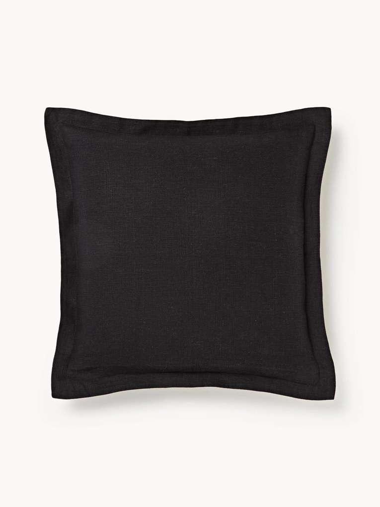 Ľanový poťah na vankúš s lemom Taryn