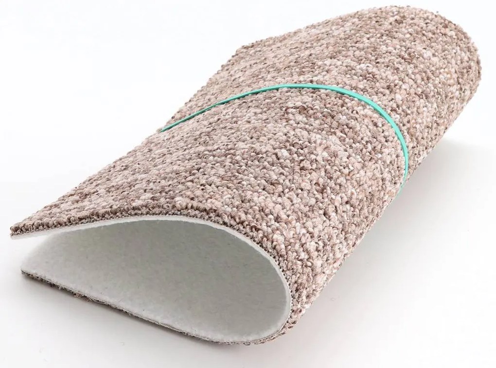 Betap, Koberec metráž Novelle 90, na mieru, šíře 3m,4m, hnedá, twinback (filc+juta), obývacia izba